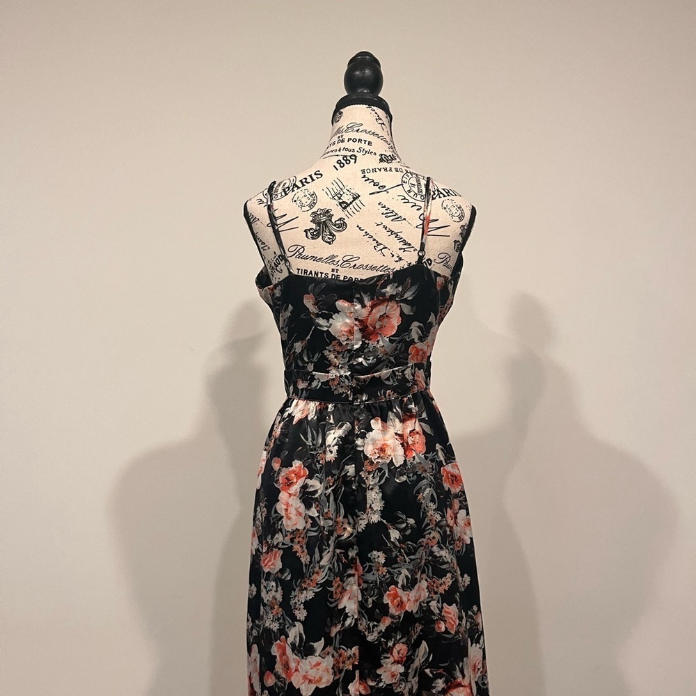 Sam & Lavi Womens Black Spaghetti Strap Dress - Picture 3 of 3